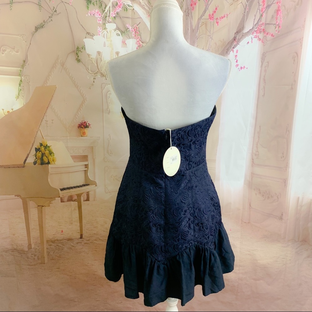 NEW Keepsake The Label Thing Called Love Dress in Navy - Picture 10 of 15